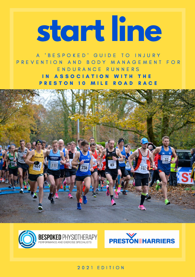 Preston 10 Mile Road Race Injury Prevention Booklet Cover